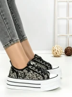 Tenisi Dama 887-4A BLACK | RED JIN