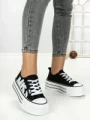 Tenisi Dama 810-4A BLACK-WHITE | RED JIN
