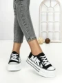 Tenisi Dama 810-4A BLACK-WHITE | RED JIN