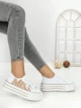 Tenisi Dama 810-4C WHITE-BEIGE | RED JIN