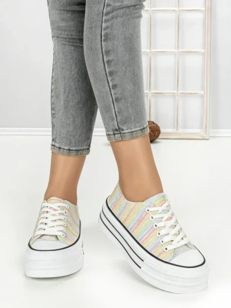 Tenisi Dama 803-4B RAINBOW | RED JIN