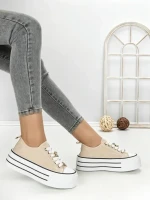 Tenisi Dama 890-4C BEIGE | RED JIN