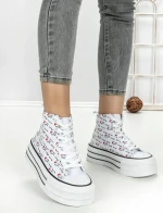 Tenisi Dama 813-4B WHITE | RED JIN