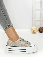 Tenisi Dama 809-4C SILVER | RED JIN