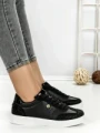 Sneakers Dama 817-4A BLACK | RED JIN