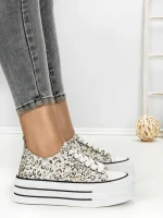 Tenisi Dama 888-4A LEOPARD-BLACK | RED JIN