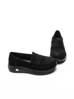 Pantofi Casual Dama din piele naturala 53671 BLACK | ADVANCER