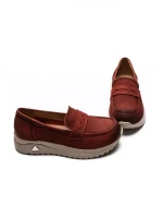 Pantofi Casual Dama din piele naturala 53671 RED | ADVANCER