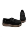 Pantofi Casual Dama din piele naturala 898 BLACK | ADVANCER
