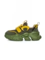 Pantofi Sport Dama din piele naturala HD37872 GREEN-YELLOW | ADVANCER
