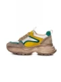 Pantofi Sport Dama din piele naturala HD8685 APRICOT-GREEN | ADVANCER