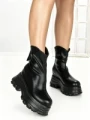 Ghete Dama cu Platforma 68WL6 BLACK | MEI