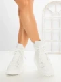 Ghete Dama cu Platforma 6ZP13 WHITE | MEI