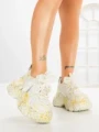 Pantofi Sport Dama cu Platforma 9999-6 YELLOW | MEI