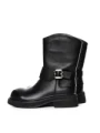 Ghete Dama din piele naturala 5160-2 BLACK | ADVANCER