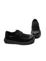 Mocasini Barbati din piele naturala 5297 BLACK | ADVANCER