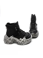 Ghete Dama din piele naturala 10806 BLACK | ADVANCER