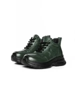 Ghete Dama din piele naturala 10781 GREEN | ADVANCER