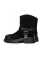 Ghete Dama din piele naturala 10856-2 BLACK | ADVANCER