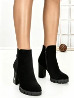 Botine cu Toc Gros 6AH36 BLACK | MEI
