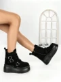 Ghete Dama cu Platforma 56WL13 BLACK | MEI