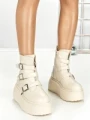 Ghete Dama cu Platforma 56WL13 BEIGE | MEI