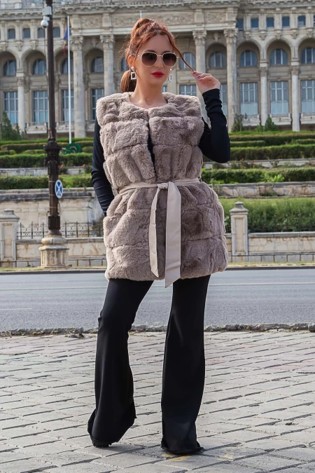 Ženski telovnik 21-11 Kremna | Fashion