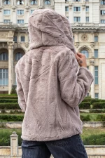 Ženska pulover s kapuco 21-22 Kremna | Fashion