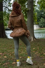 Ženska jakna 21-32 Rjava | Fashion
