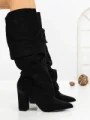 Cizme Dama cu Toc 6XKK11 BLACK | MEI