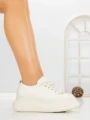 Pantofi Sport Dama din piele naturala 227802 WHITE | FRANCO GERARDO