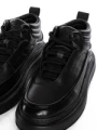 Ghete Barbati din piele naturala 5788 BLACK | ADVANCER