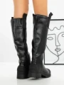 Cizme Dama cu talpa joasa 9050 BLACK | CM