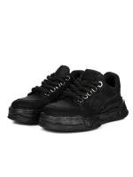 Pantofi Sport Barbati din piele naturala 8132X BLACK | ADVANCER