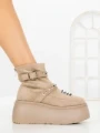 Ghete Dama cu Platforma 56WL15 APRICOT | MEI