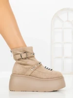 Ghete Dama cu Platforma 56WL15 APRICOT | MEI