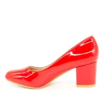 Čevlji z debelo peto QZL198C Rdeča | Mei