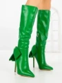 Cizme Dama cu Toc C-267 GREEN | STEPHAN