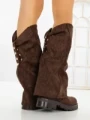 Cizme Dama cu talpa joasa 52279 BROWN | GALLEVANI
