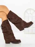 Cizme Dama cu talpa joasa 52279 BROWN | GALLEVANI