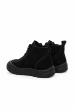 Ghete Dama din piele naturala 9517 BLACK | ADVANCER