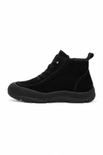 Ghete Dama din piele naturala 9517 BLACK | ADVANCER