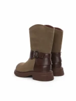 Ghete Dama din piele naturala 5150-2 KHAKI | ADVANCER