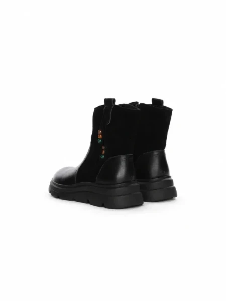 Ghete Dama din piele naturala 99312 BLACK | ADVANCER