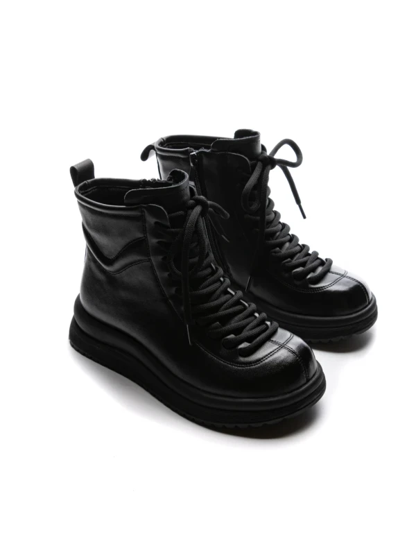 Ghete Dama din piele naturala 50258-2 BLACK | ADVANCER