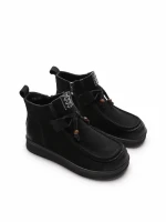 Ghete Dama din piele naturala 5782 BLACK | ADVANCER