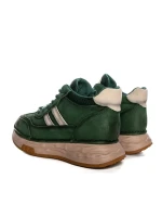 Pantofi Sport Dama din piele naturala M7066 GREEN | ADVANCER
