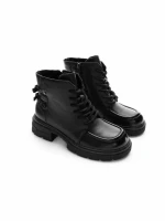 Ghete Dama din piele naturala M5808-2 BLACK | ADVANCER