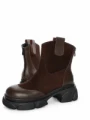 Ghete Dama din piele naturala 2202-1 COFFEE | ADVANCER