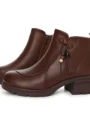 Ghete Dama din piele naturala 25808 BROWN | ADVANCER